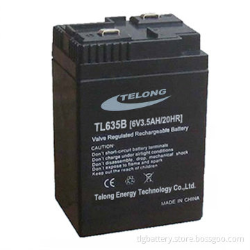 AGM Lead Acid Battery 6V 3.5ah for UPS